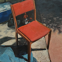 Red Chair with Trike
